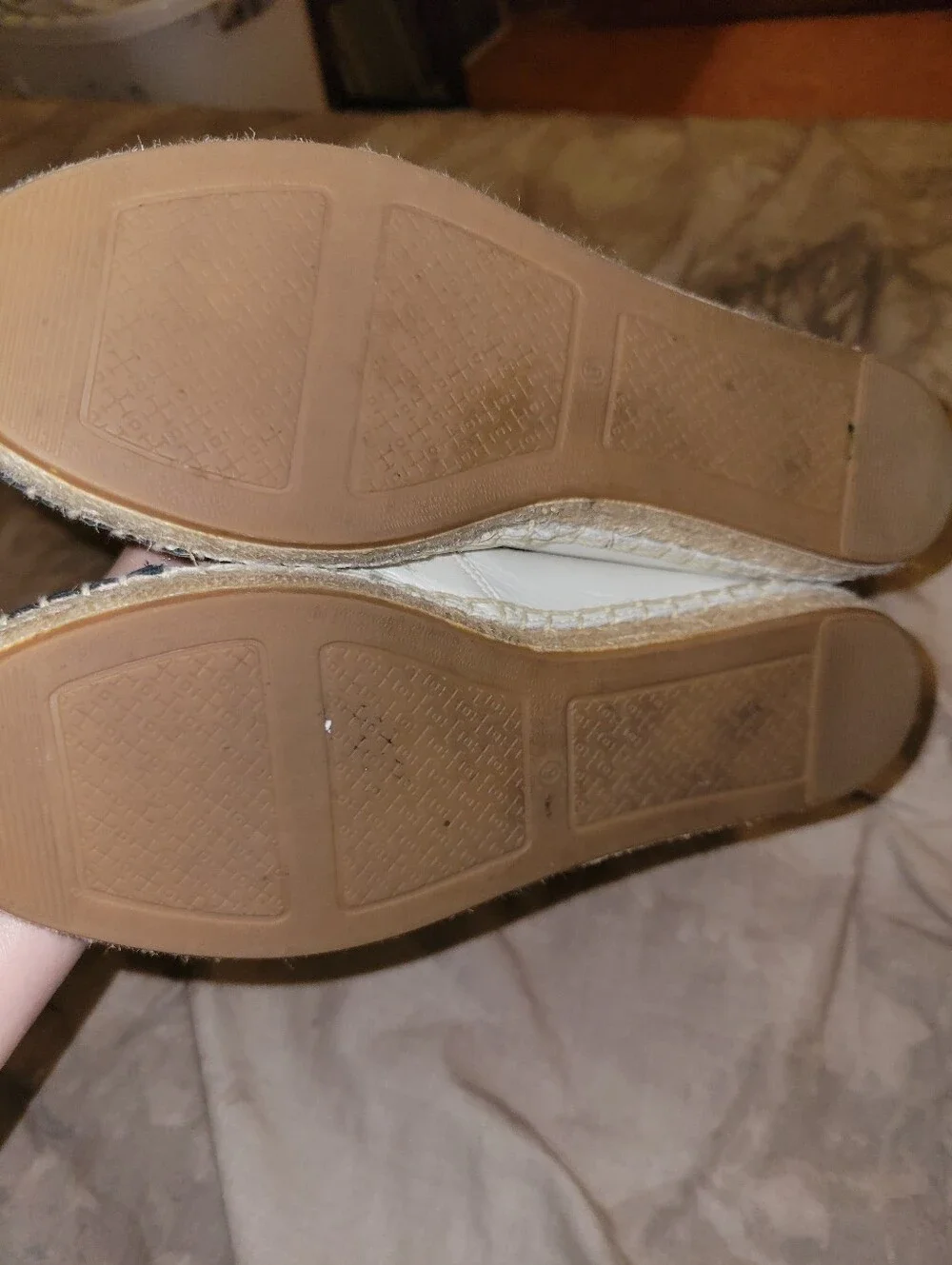 Tory Burch Colorblock Leather Toe Cap Espadrille Flats 6